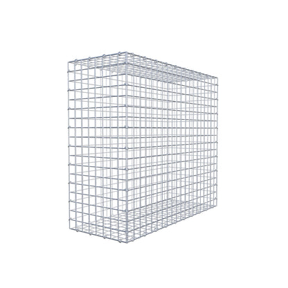 Gabion 100 cm x 90 cm x 40 cm (L x H x P), mailles 5 cm x 5 cm, anneau en C