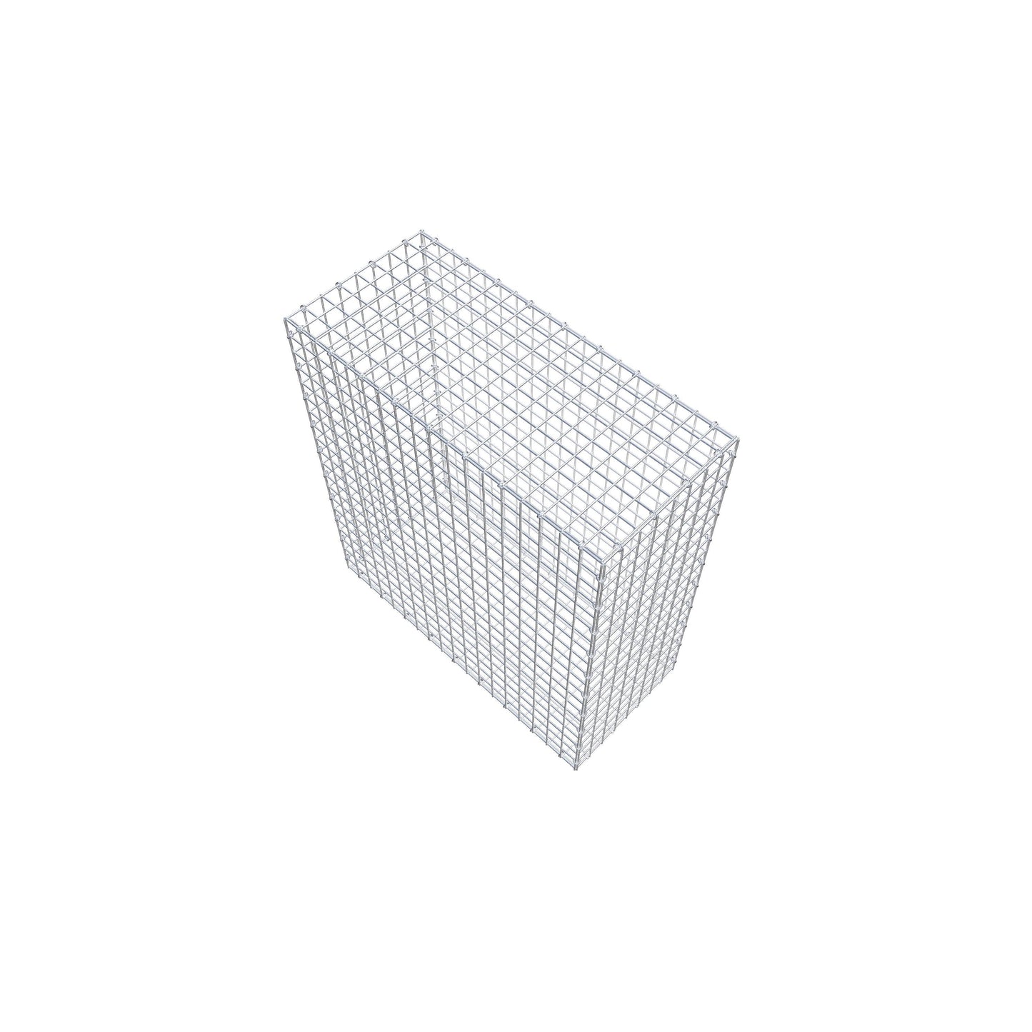 Gabion 100 cm x 90 cm x 40 cm (L x H x P), mailles 5 cm x 5 cm, anneau en C