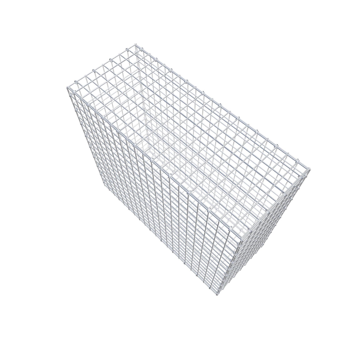 Gabion 100 cm x 90 cm x 40 cm (L x H x P), mailles 5 cm x 5 cm, anneau en C