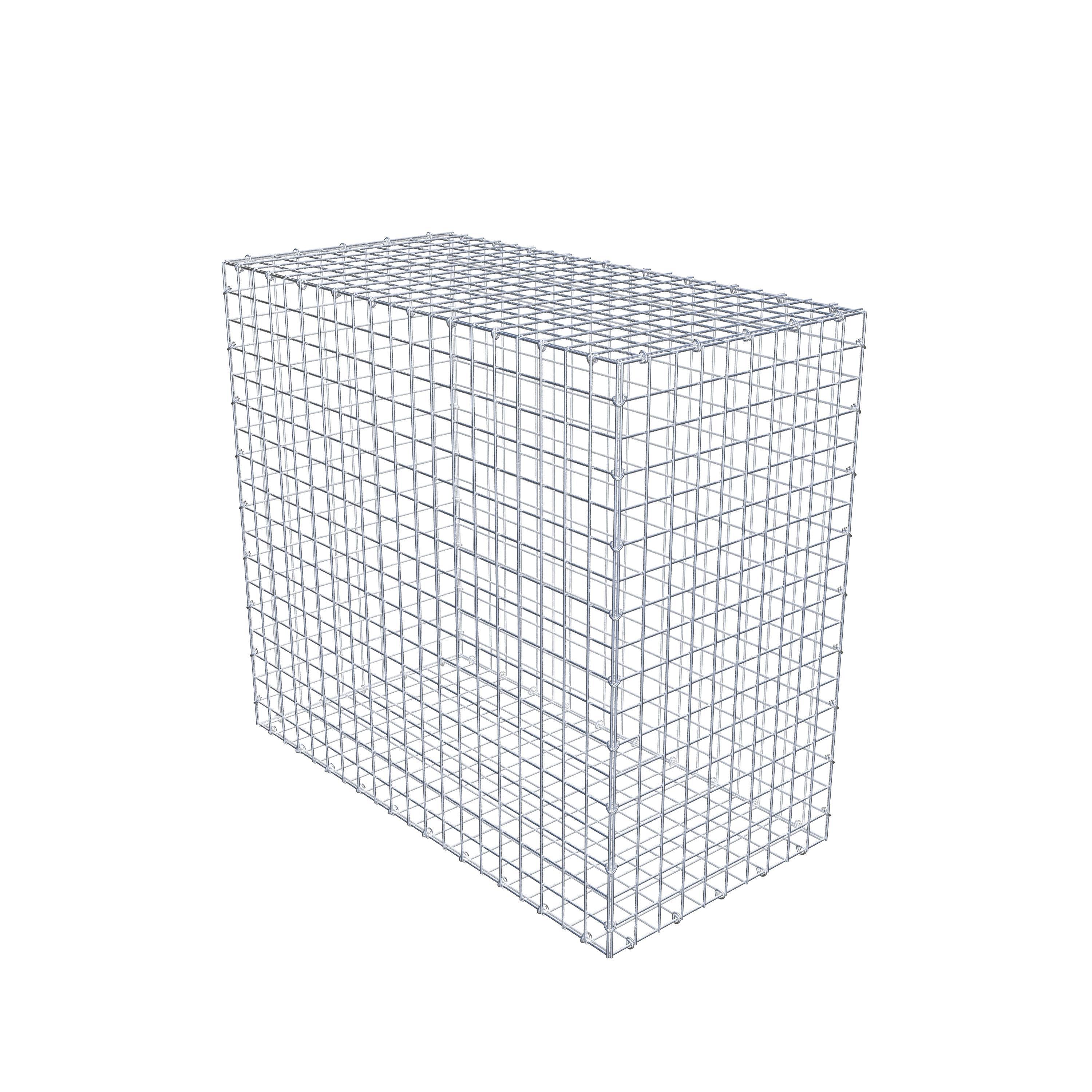 Gabion 100 cm x 90 cm x 50 cm (L x H x D), mesh size 5 cm x 5 cm, C-ring