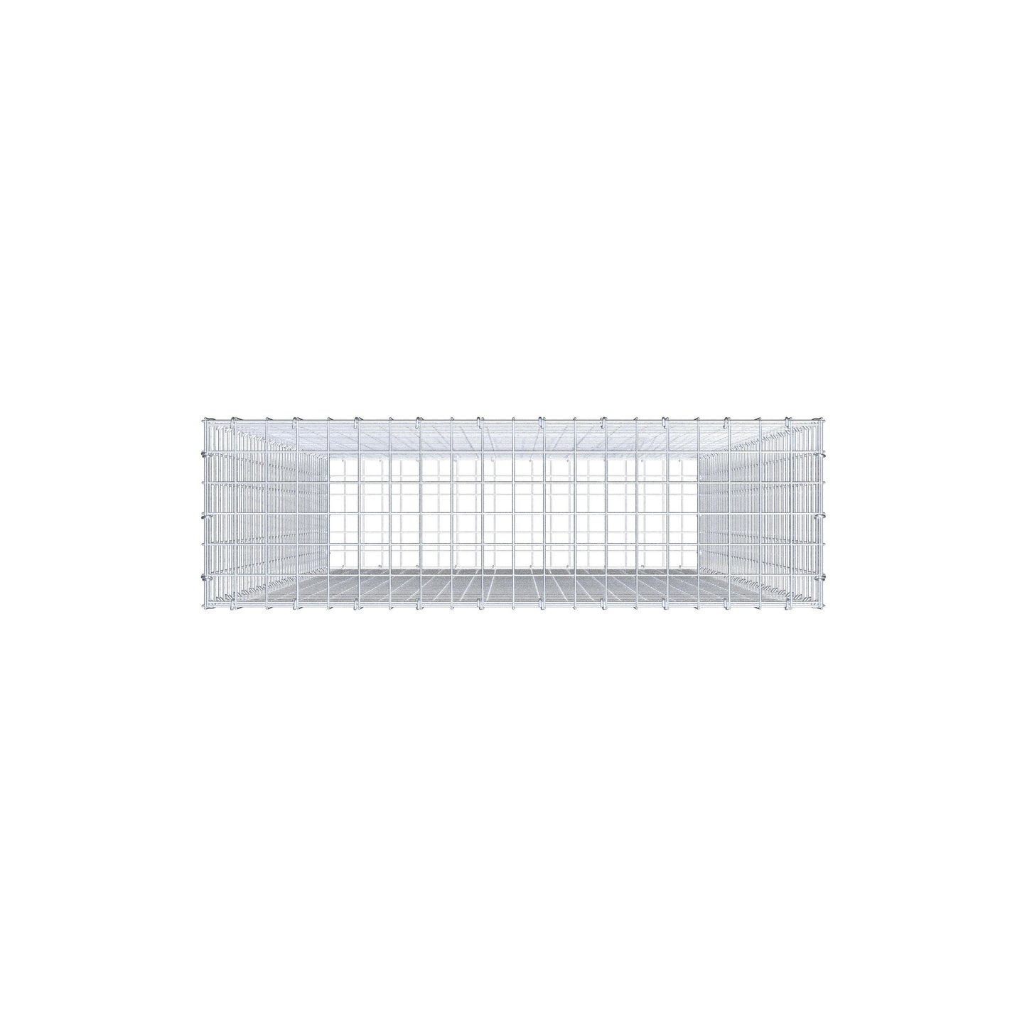 Gabion 200 cm x 100 cm x 30 cm (L x H x D), mesh size 5 cm x 5 cm, C-ring