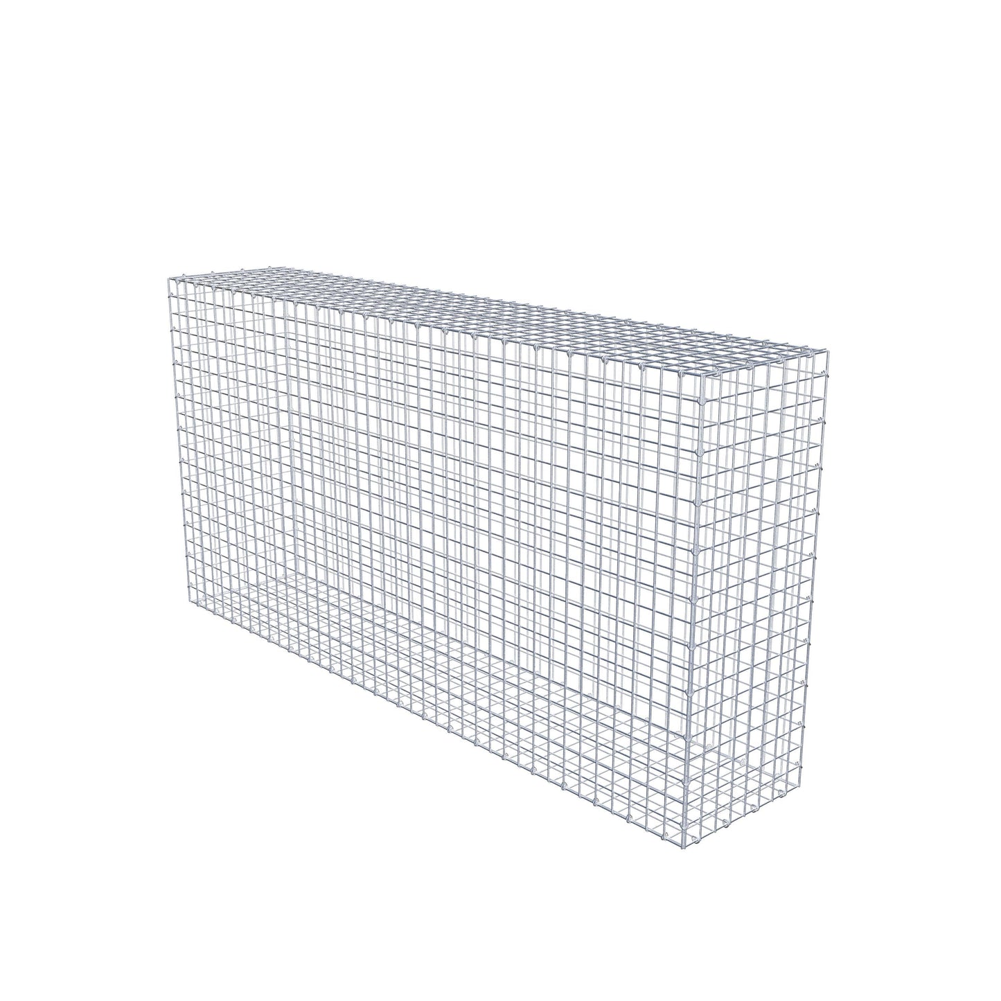 Gabione 200 cm x 100 cm x 40 cm (L x H x T), Maschenweite 5 cm x 5 cm, C-Ring