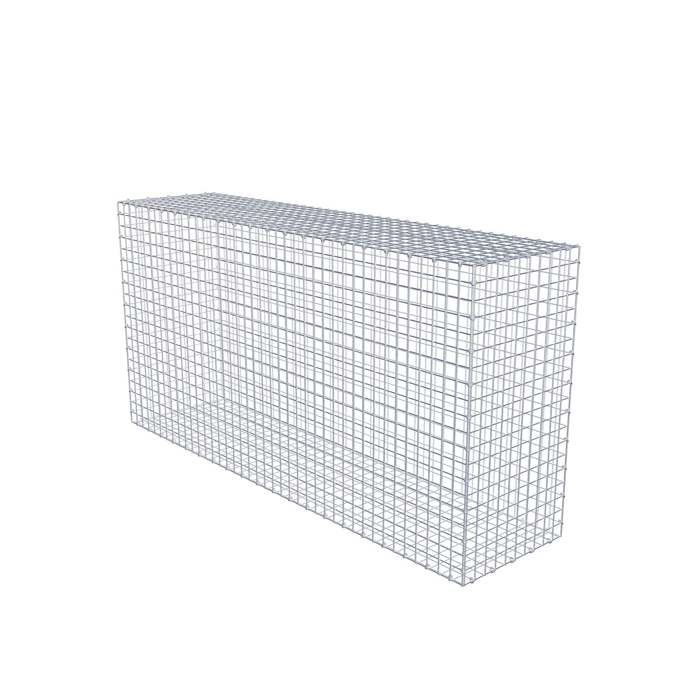 Gabion 200 cm x 100 cm x 50 cm (L x H x P), mailles 5 cm x 5 cm, anneau en C