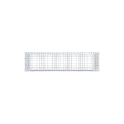 Gabion 200 cm x 100 cm x 50 cm (L x H x P), mailles 5 cm x 5 cm, anneau en C