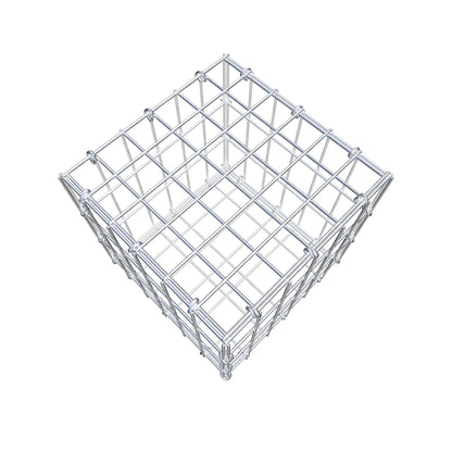 Gabion 30 cm x 30 cm x 30 cm (L x H x P), mailles 5 cm x 10 cm, anneau en C