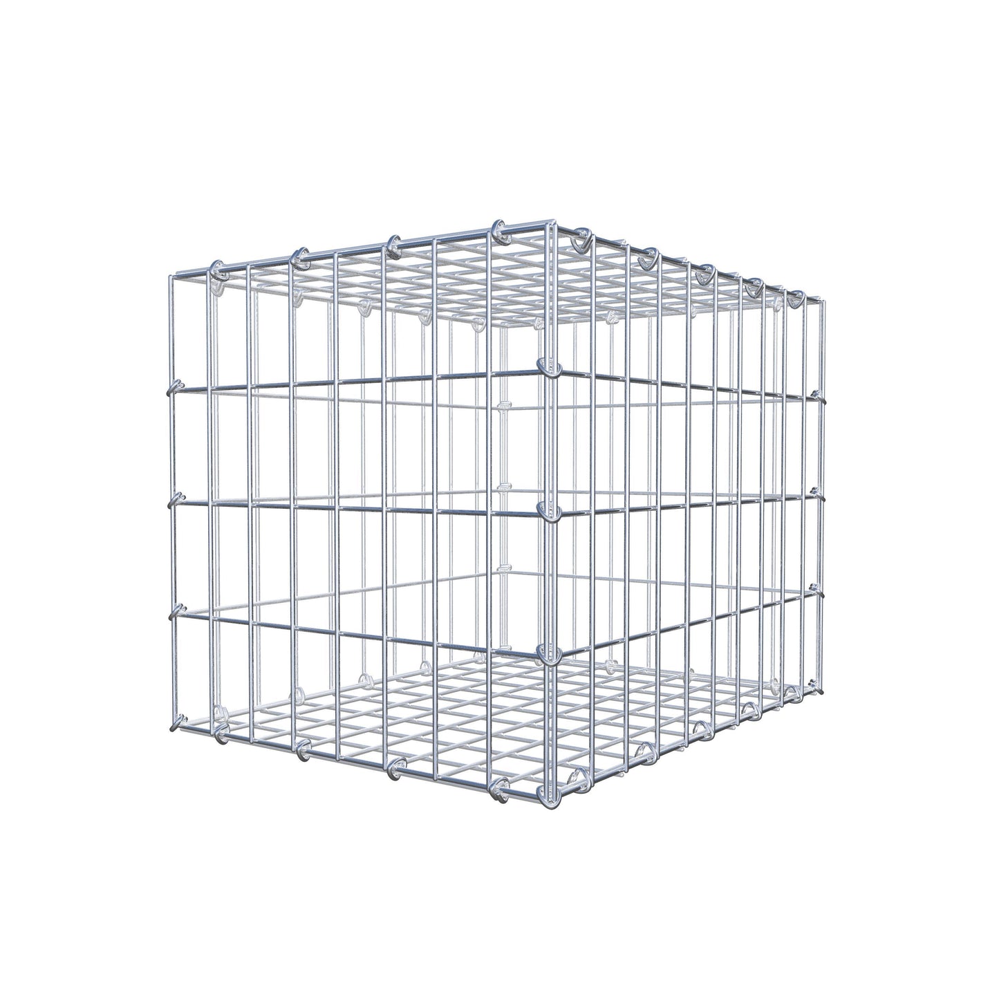 Gabion 50 cm x 40 cm x 40 cm (L x H x P), mailles 5 cm x 10 cm, anneau en C