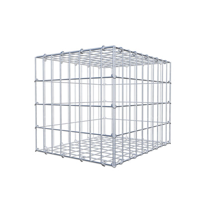 Gabion 50 cm x 40 cm x 40 cm (L x H x P), mailles 5 cm x 10 cm, anneau en C