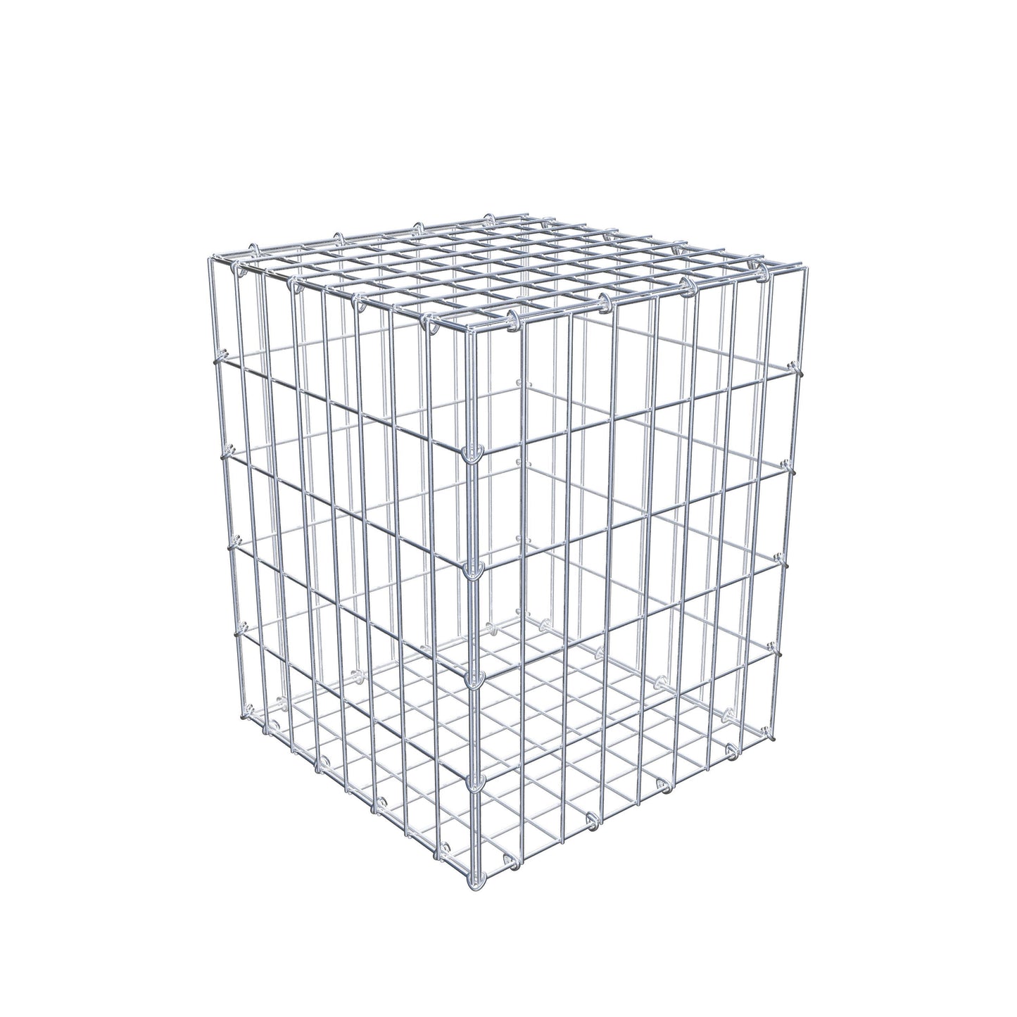 Gabion 50 cm x 40 cm x 40 cm (L x H x P), mailles 5 cm x 10 cm, anneau en C