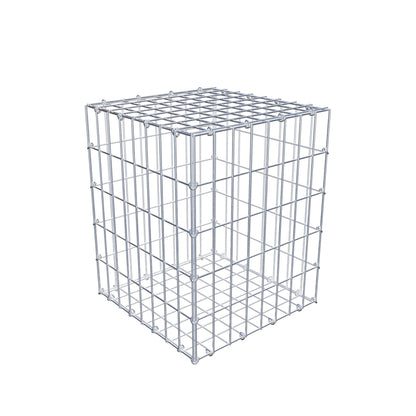 Gabion 50 cm x 40 cm x 40 cm (L x H x P), mailles 5 cm x 10 cm, anneau en C