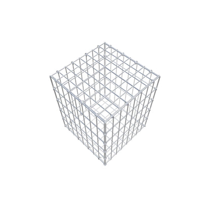 Gabion 50 cm x 40 cm x 40 cm (L x H x P), mailles 5 cm x 10 cm, anneau en C