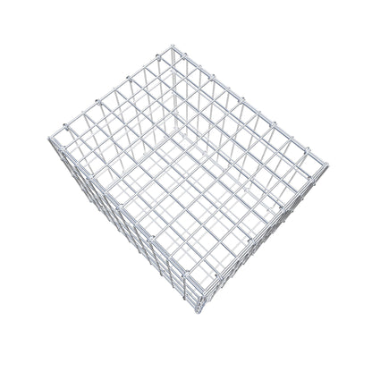 Gabion 50 cm x 40 cm x 40 cm (L x H x P), mailles 5 cm x 10 cm, anneau en C