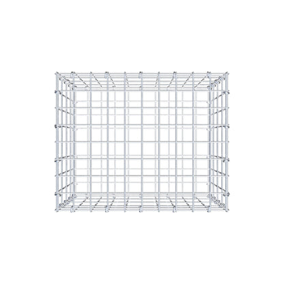 Gabion 50 cm x 40 cm x 40 cm (L x H x P), mailles 5 cm x 10 cm, anneau en C