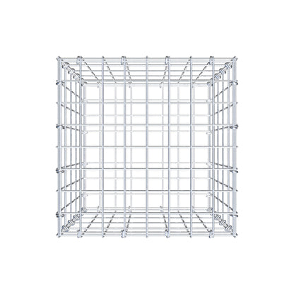 Gabion 50 cm x 40 cm x 40 cm (L x H x P), mailles 5 cm x 10 cm, anneau en C