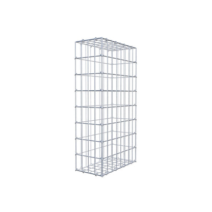 Gabion 80 cm x 40 cm x 20 cm (L x H x D), mesh size 5 cm x 10 cm, C-ring