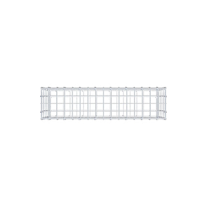 Gabion 80 cm x 40 cm x 20 cm (L x H x D), mesh size 5 cm x 10 cm, C-ring