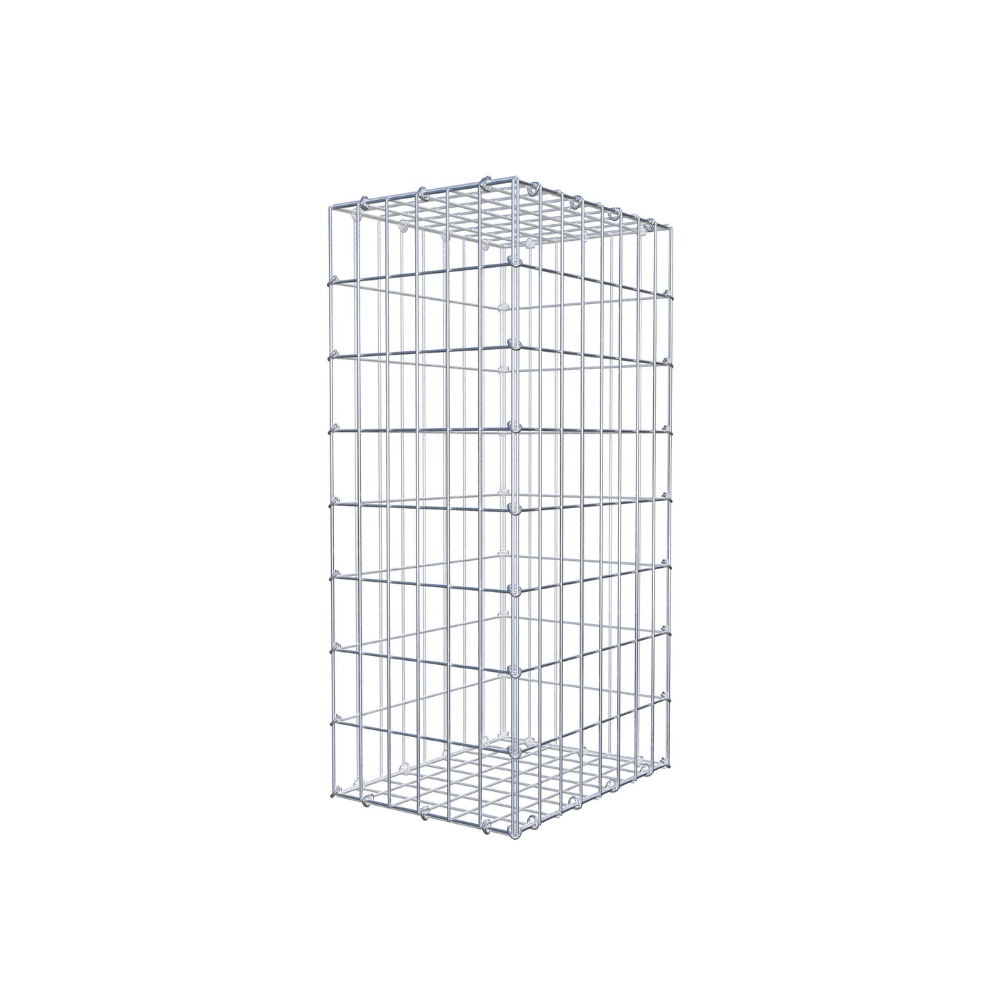 Gabion 80 cm x 40 cm x 30 cm (L x H x D), mesh size 5 cm x 10 cm, C-ring