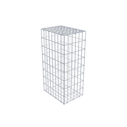 Gabion 80 cm x 40 cm x 30 cm (L x H x D), mesh size 5 cm x 10 cm, C-ring