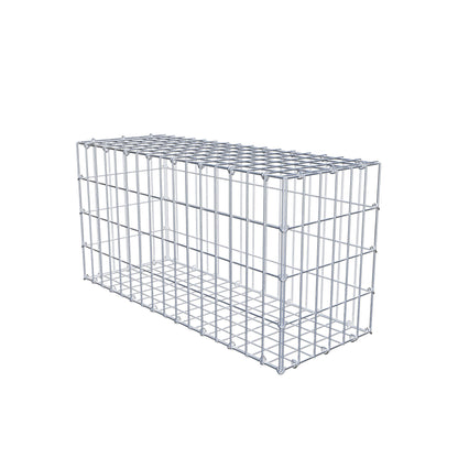 Gabion 80 cm x 40 cm x 30 cm (L x H x D), mesh size 5 cm x 10 cm, C-ring