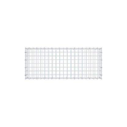 Gabion 100 cm x 20 cm x 40 cm (L x H x D), maskstorlek 5 cm x 10 cm, C-ring