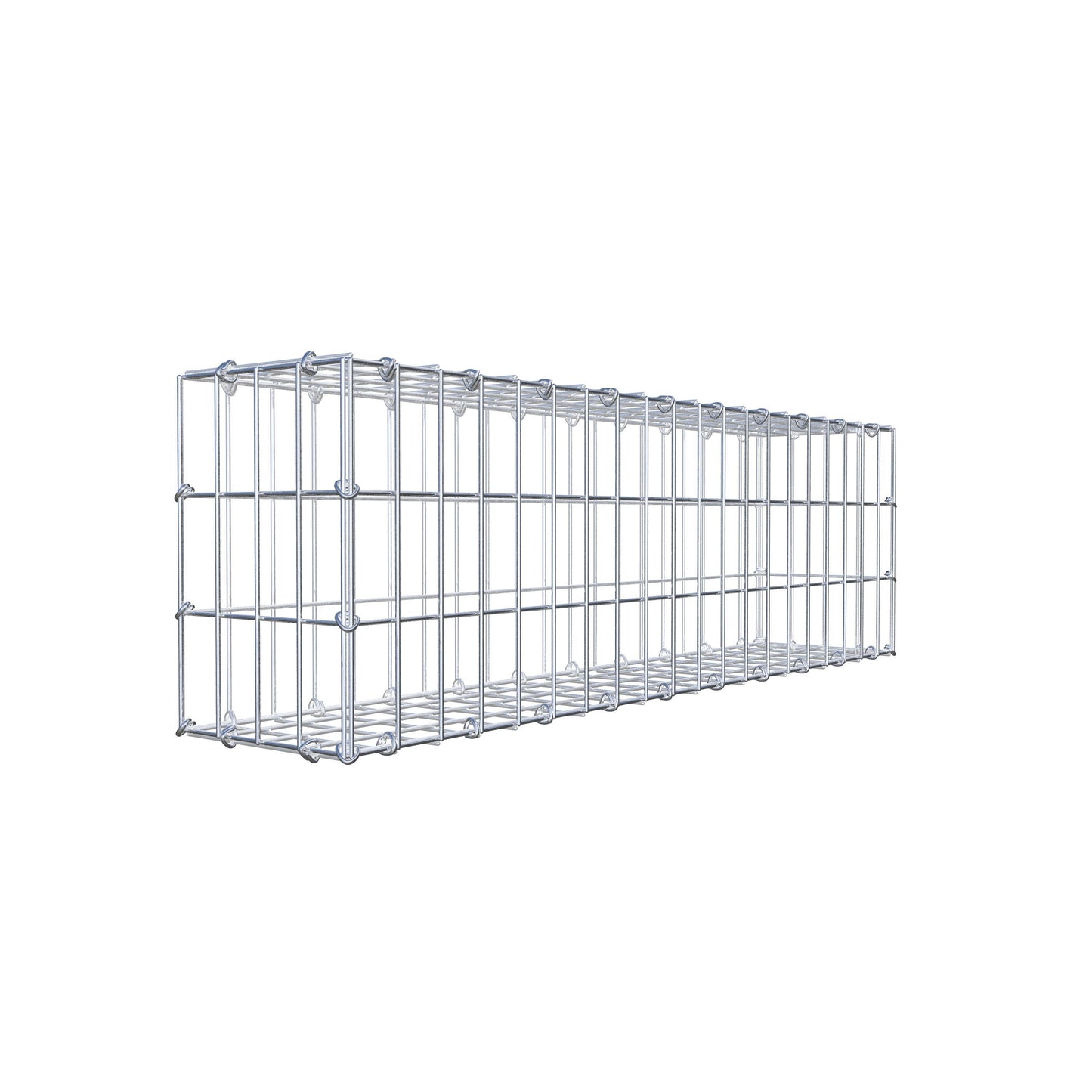 Schanskorf 100 cm x 30 cm x 20 cm (L x H x D), maaswijdte 5 cm x 10 cm, C-ring