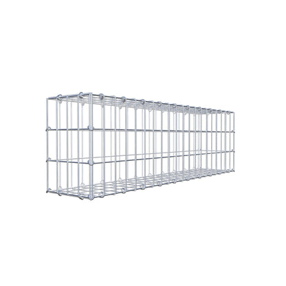 Schanskorf 100 cm x 30 cm x 20 cm (L x H x D), maaswijdte 5 cm x 10 cm, C-ring