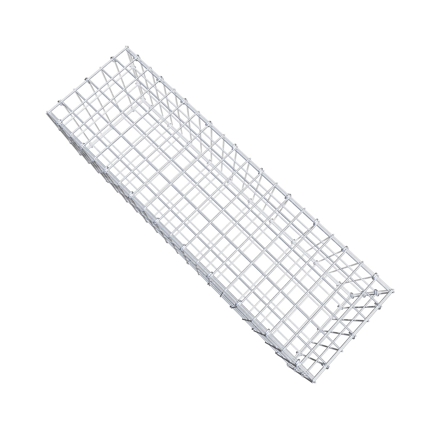 Gabion 100 cm x 30 cm x 30 cm (L x H x D), maskstorlek 5 cm x 10 cm, C-ring