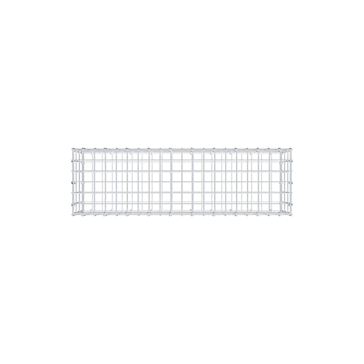 Gabion 100 cm x 30 cm x 30 cm (L x H x D), maskstorlek 5 cm x 10 cm, C-ring