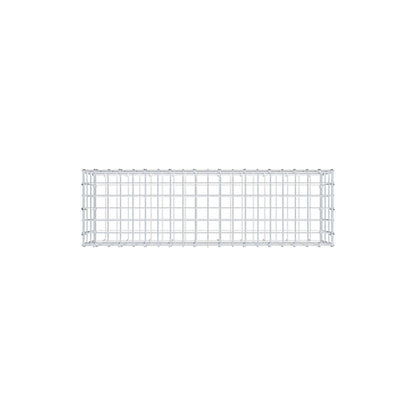 Gabion 100 cm x 30 cm x 30 cm (L x H x D), maskstorlek 5 cm x 10 cm, C-ring