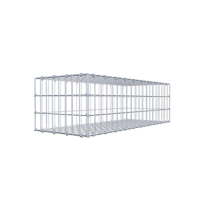 Gabion 100 cm x 30 cm x 40 cm (L x H x P), mailles 5 cm x 10 cm, anneau en C