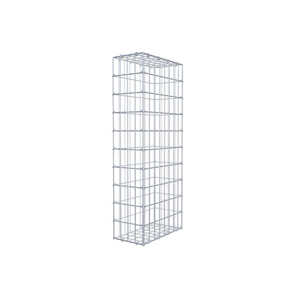 Gabion 100 cm x 40 cm x 20 cm (L x H x D), maskstorlek 5 cm x 10 cm, C-ring