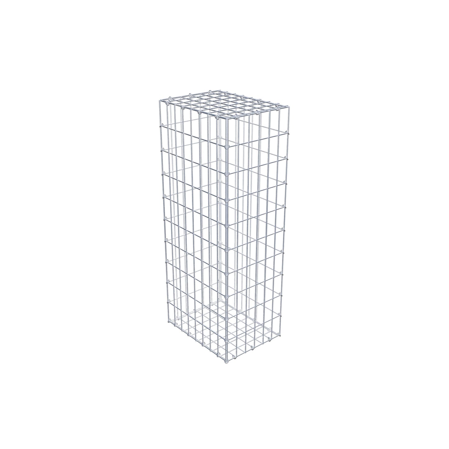 Gabion 100 cm x 40 cm x 30 cm (L x H x D), maskstorlek 5 cm x 10 cm, C-ring