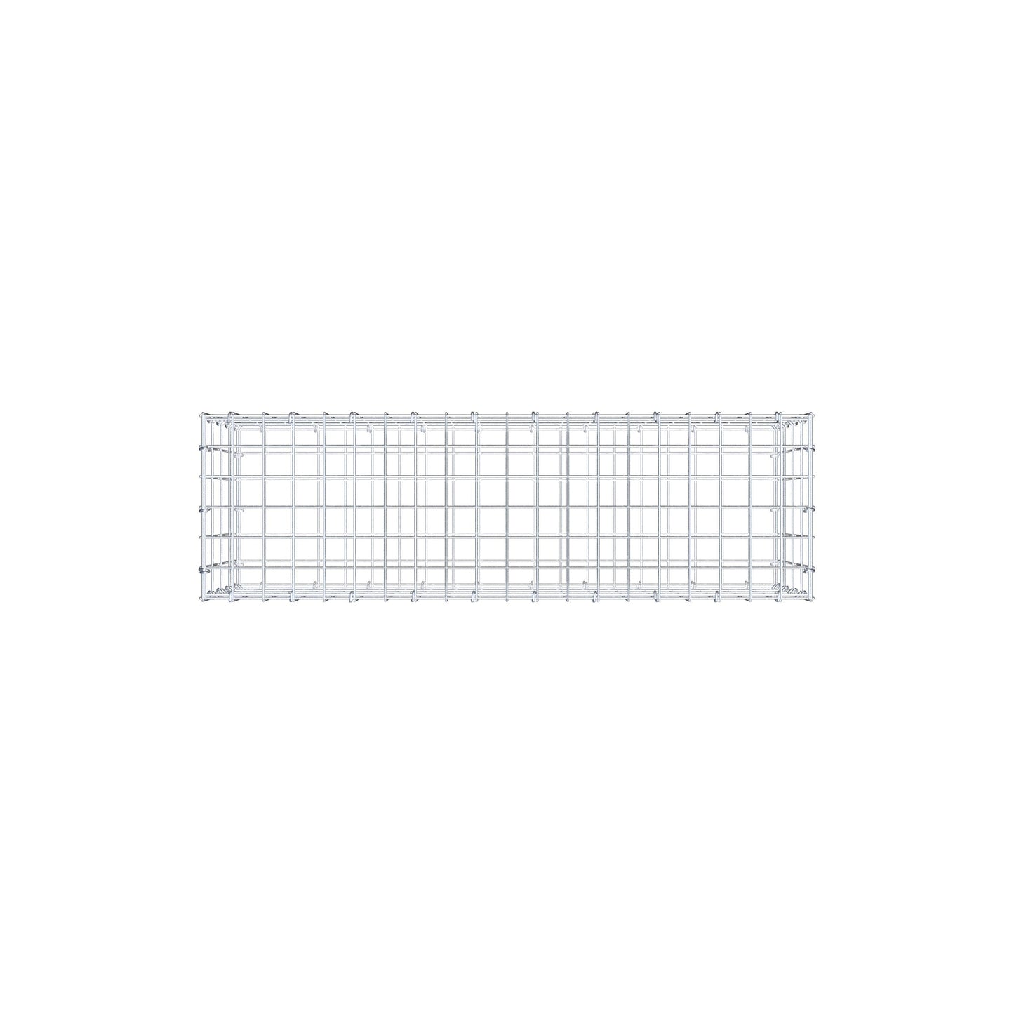 Gabion 100 cm x 40 cm x 30 cm (L x H x D), maskstorlek 5 cm x 10 cm, C-ring