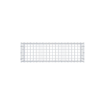 Gabion 100 cm x 40 cm x 30 cm (L x H x D), maskstorlek 5 cm x 10 cm, C-ring