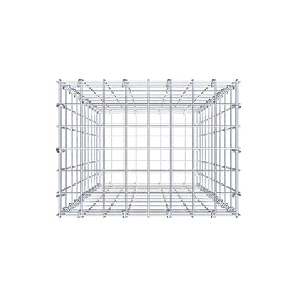 Gabion 100 cm x 40 cm x 30 cm (L x H x D), maskstorlek 5 cm x 10 cm, C-ring