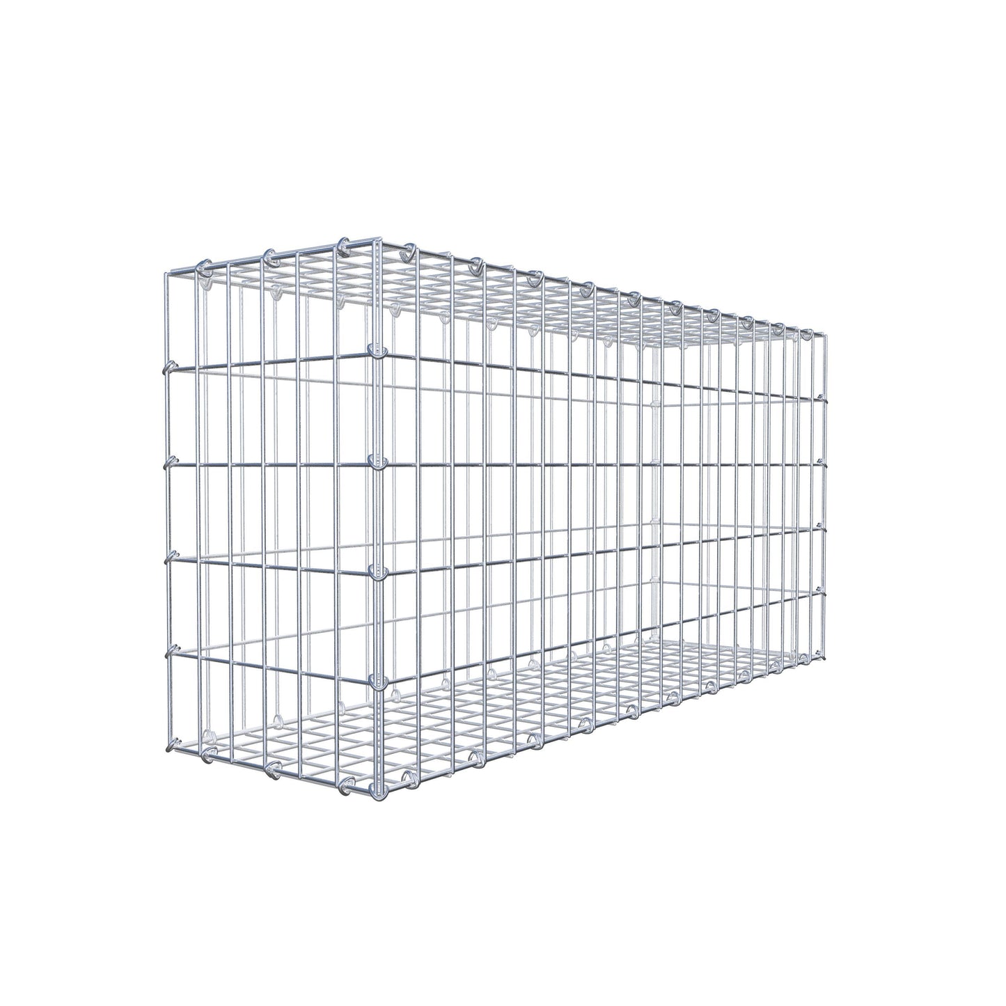 Gabion 100 cm x 50 cm x 30 cm (L x H x D), mesh size 5 cm x 10 cm, C-ring