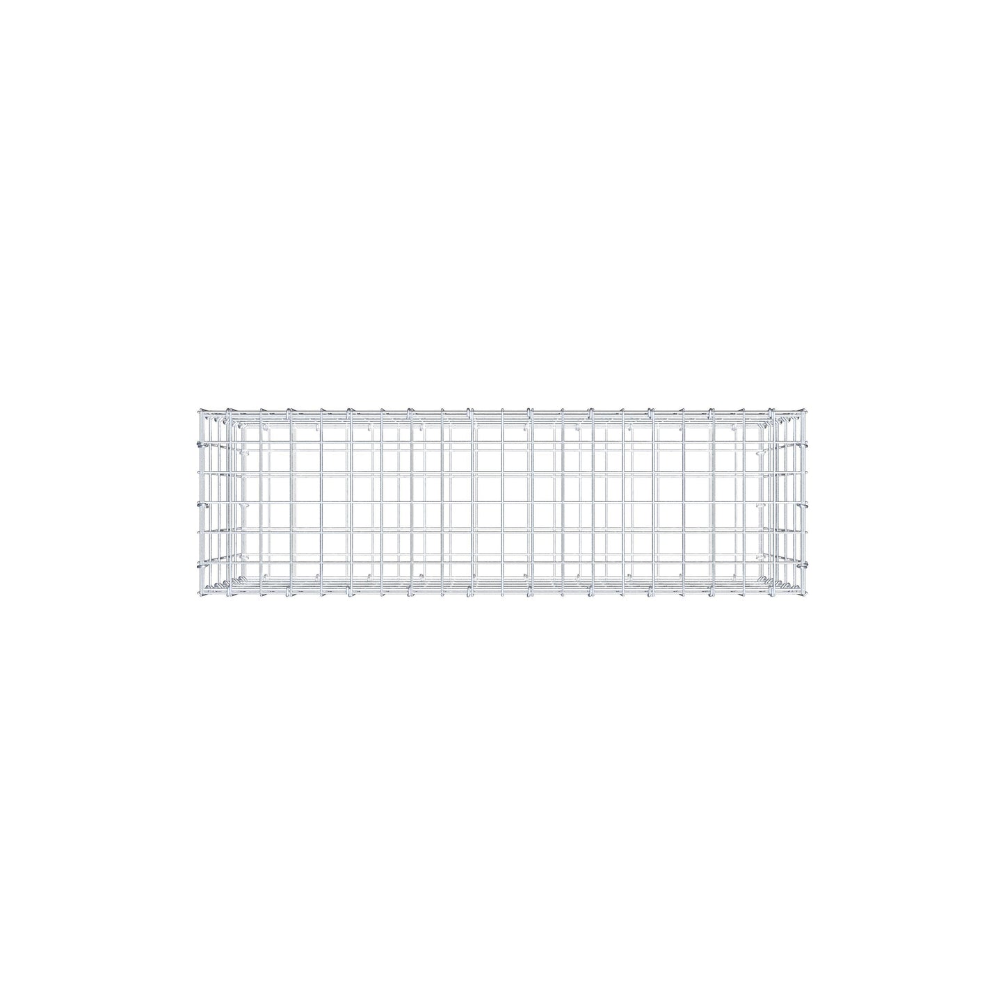 Gabion 100 cm x 50 cm x 30 cm (L x H x D), mesh size 5 cm x 10 cm, C-ring