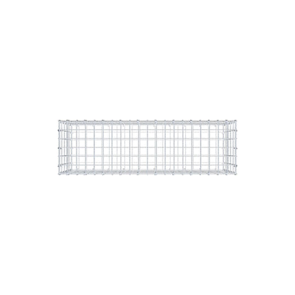 Gabion 100 cm x 50 cm x 30 cm (L x H x D), mesh size 5 cm x 10 cm, C-ring