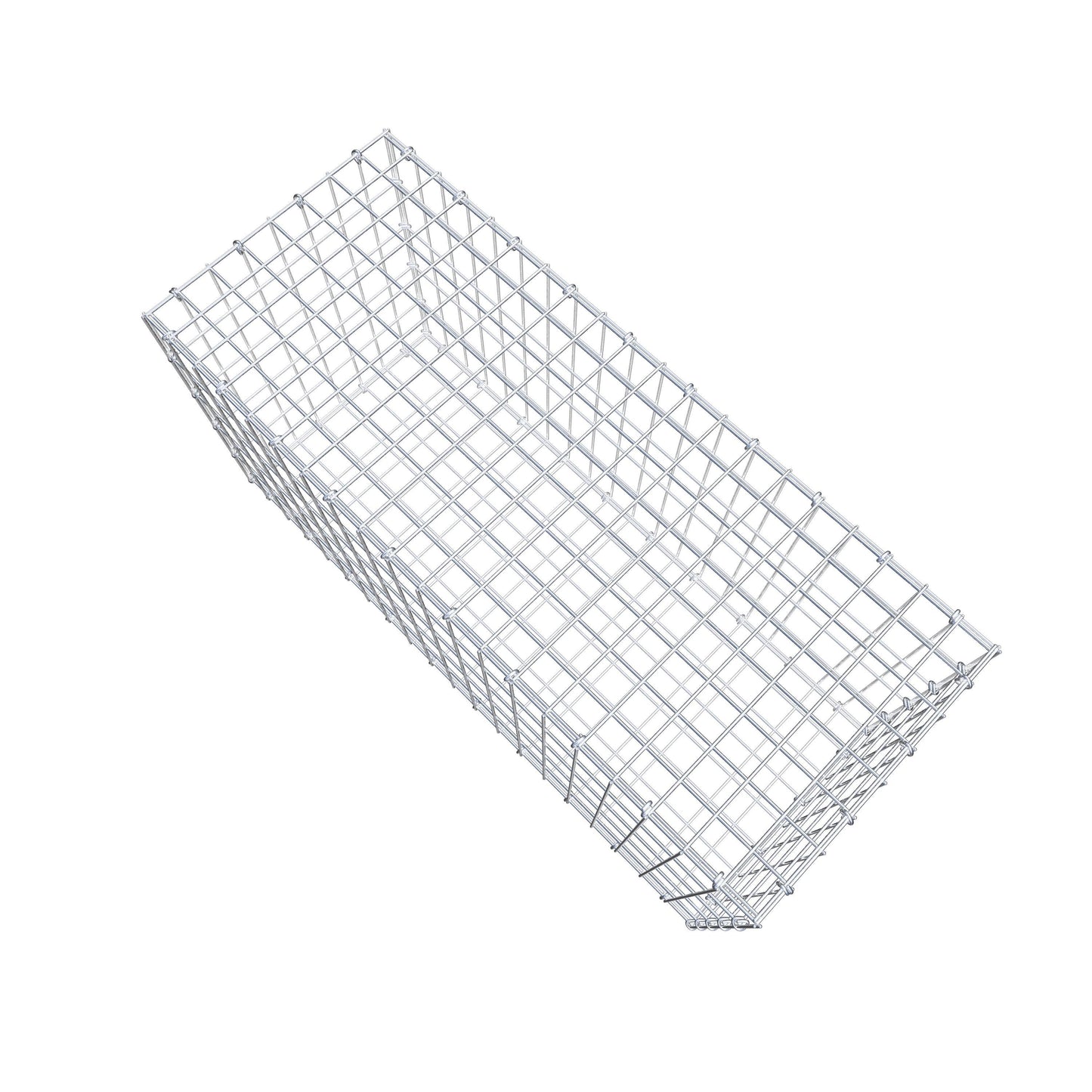 Gabion 100 cm x 50 cm x 40 cm (L x H x P), mailles 5 cm x 10 cm, anneau en C