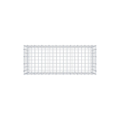 Gabion 100 cm x 50 cm x 40 cm (L x H x P), mailles 5 cm x 10 cm, anneau en C