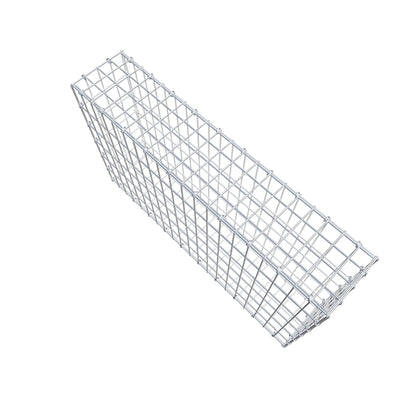 Gabion 100 cm x 60 cm x 20 cm (L x H x D), maskestørrelse 5 cm x 10 cm, C-ring
