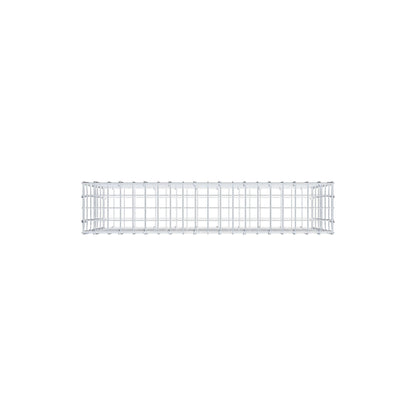 Gabion 100 cm x 60 cm x 20 cm (L x H x D), maskestørrelse 5 cm x 10 cm, C-ring