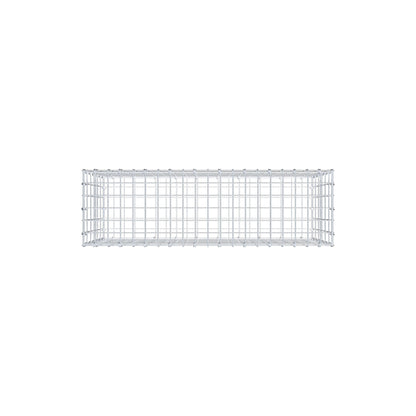 Gabion 100 cm x 60 cm x 30 cm (L x H x D), maskestørrelse 5 cm x 10 cm, C-ring