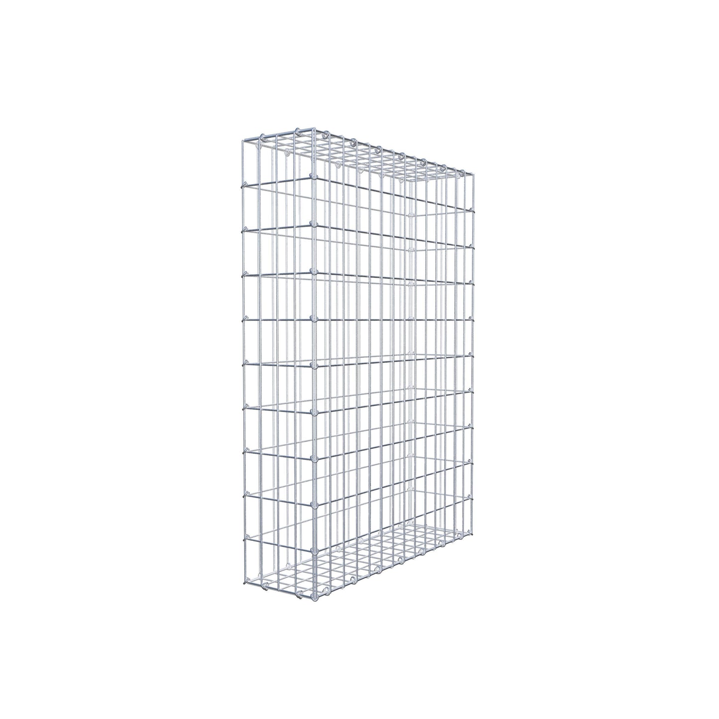 Gabion 100 cm x 70 cm x 20 cm (L x H x P), mailles 5 cm x 10 cm, anneau en C
