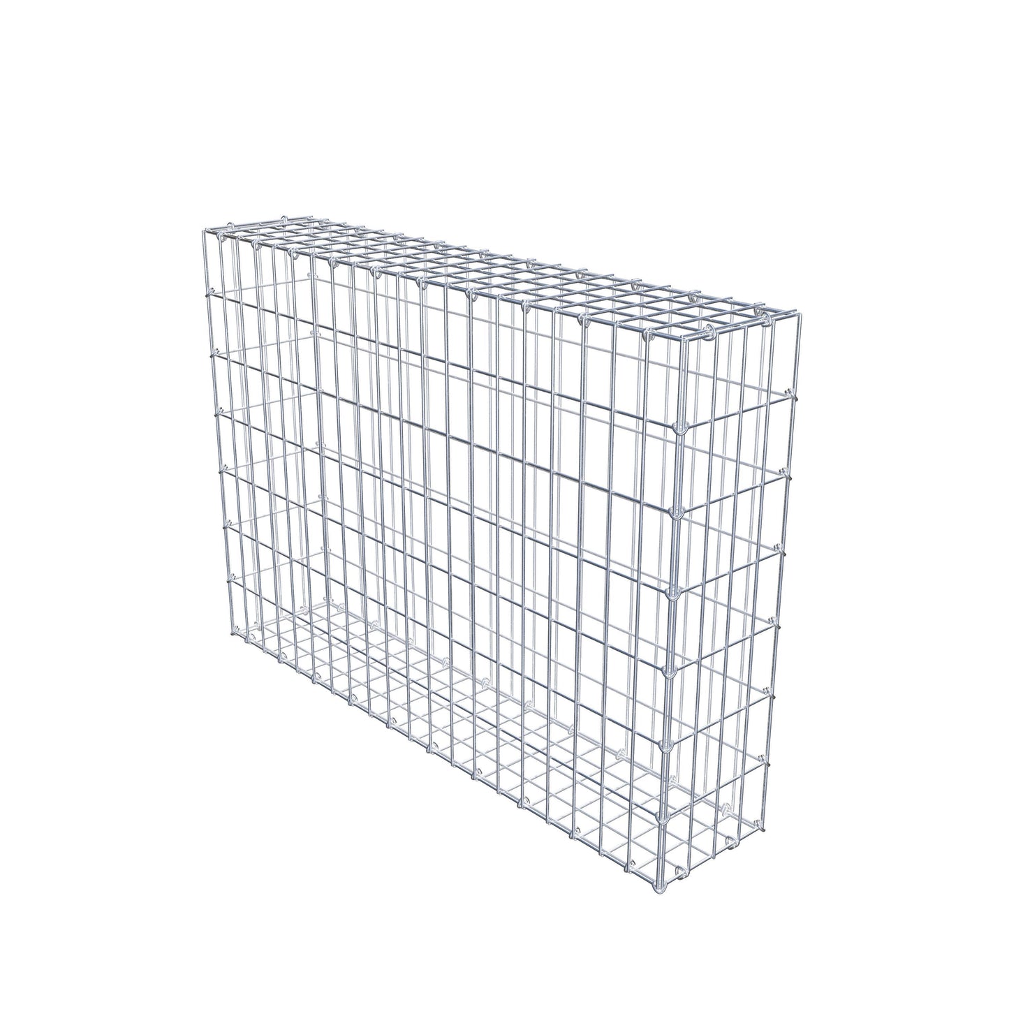 Gabion 100 cm x 70 cm x 20 cm (L x H x P), mailles 5 cm x 10 cm, anneau en C
