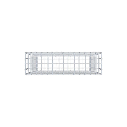 Gabion 100 cm x 70 cm x 20 cm (L x H x P), mailles 5 cm x 10 cm, anneau en C