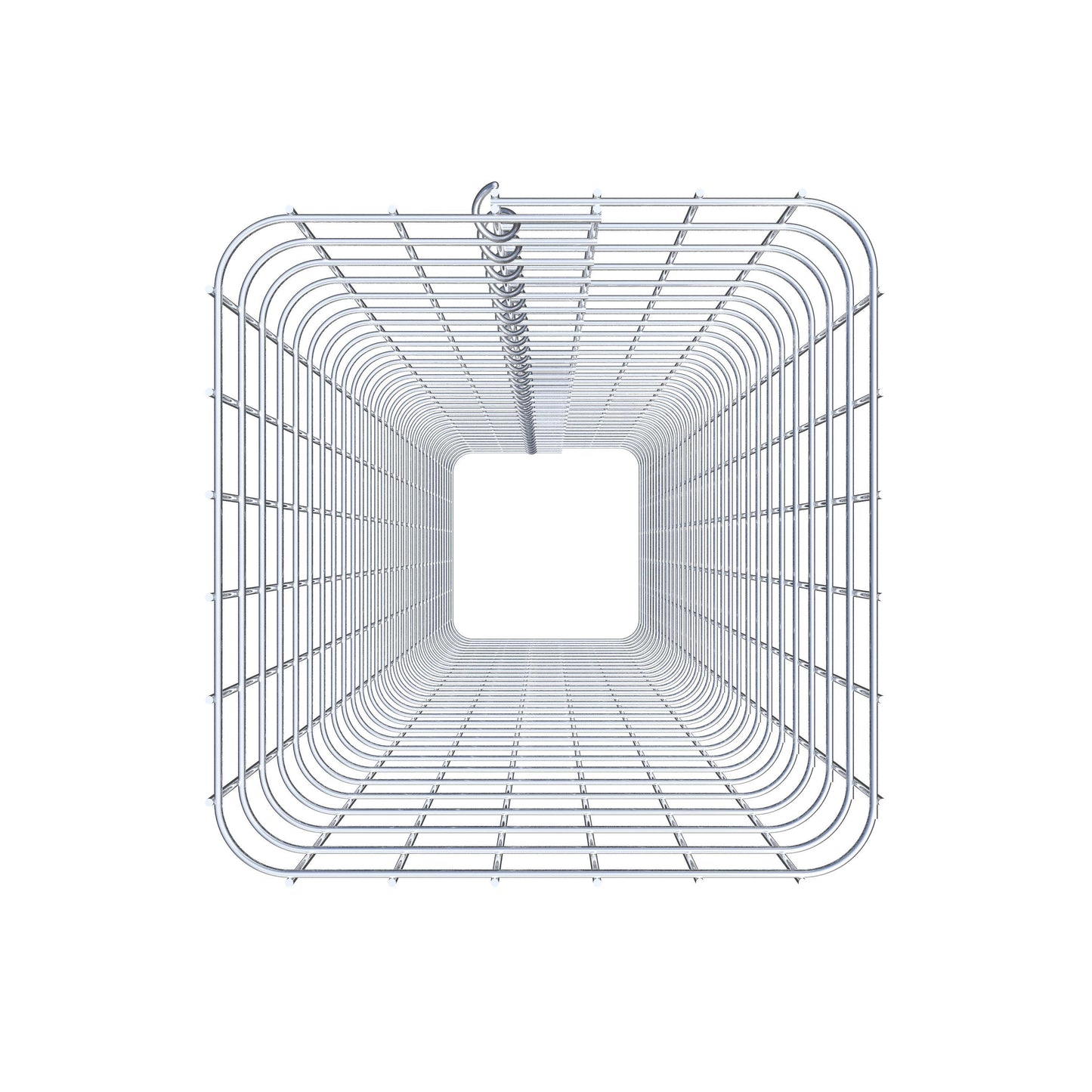 Columna de gaviones angular 32 cm x 32 cm, 160 cm de altura, MW 5 cm x 5 cm