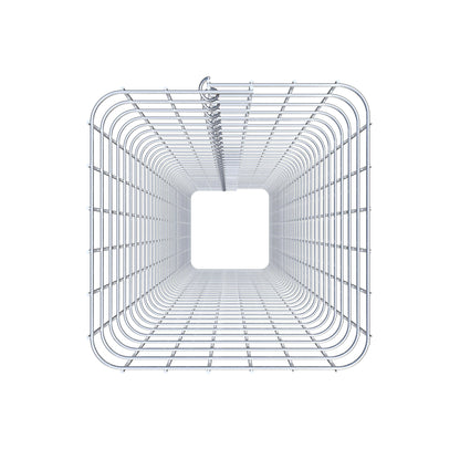 Columna de gaviones angular 32 cm x 32 cm, 160 cm de altura, MW 5 cm x 5 cm