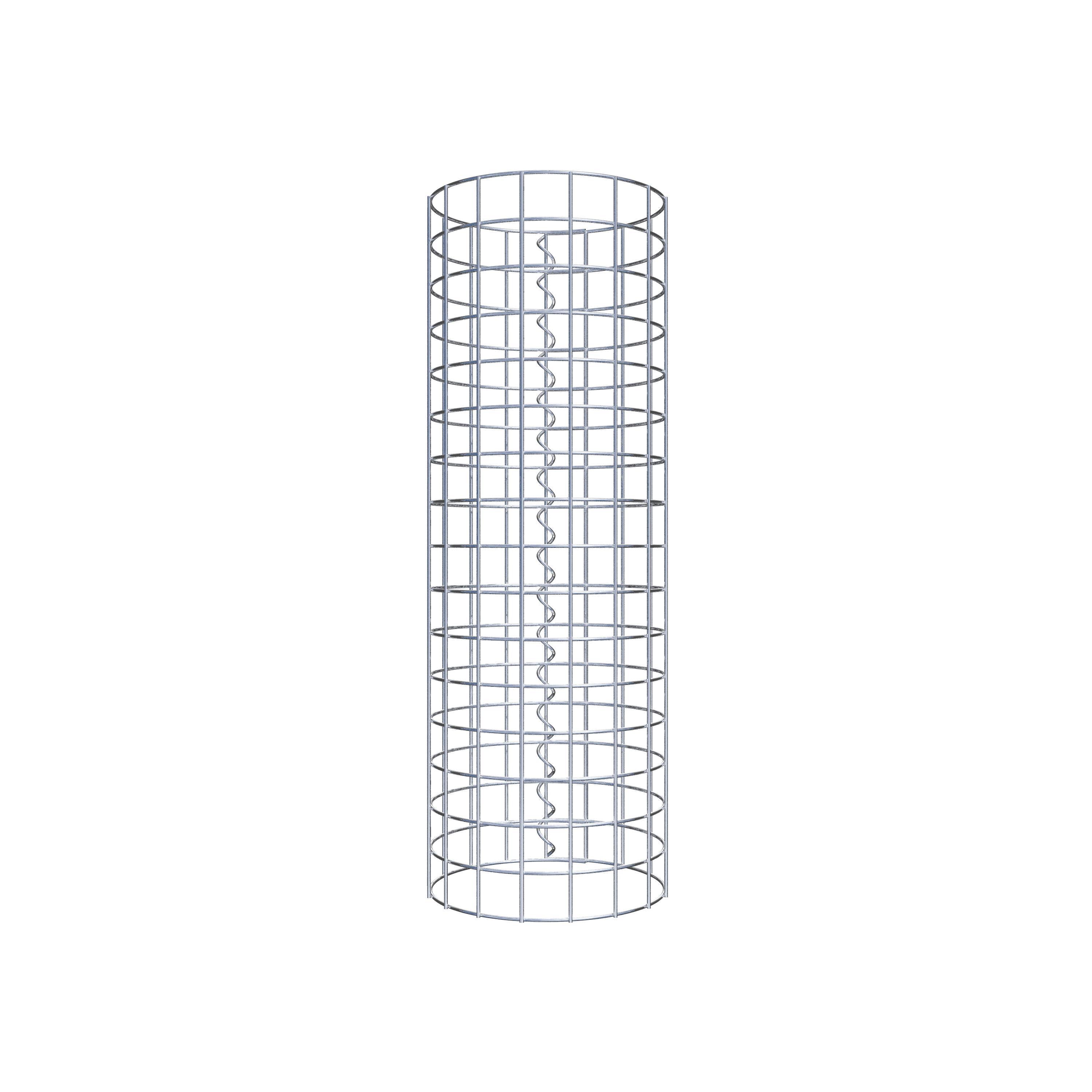 Coluna de gabião diâmetro 27 cm MW 5 x 5 cm redondo