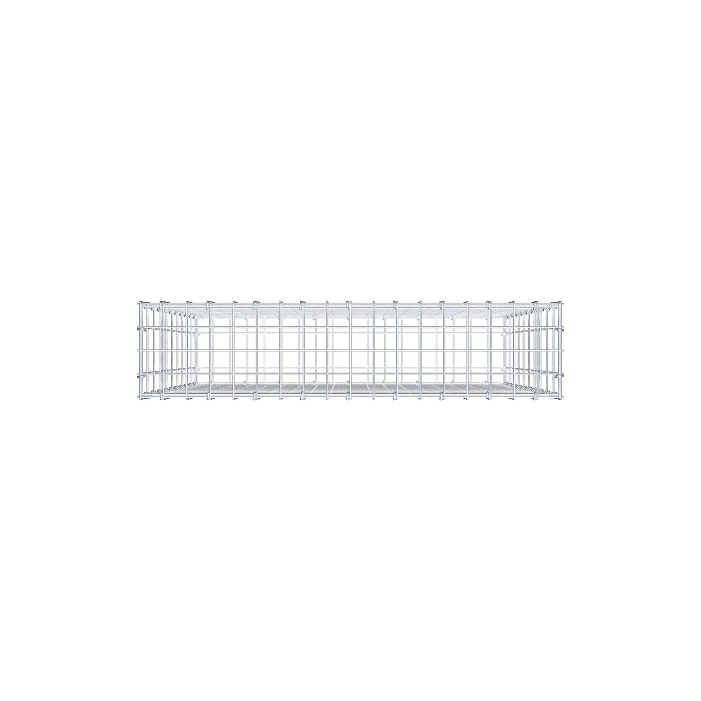 Gabion 100 cm x 90 cm x 20 cm (L x H x D), mesh size 5 cm x 10 cm, C-ring