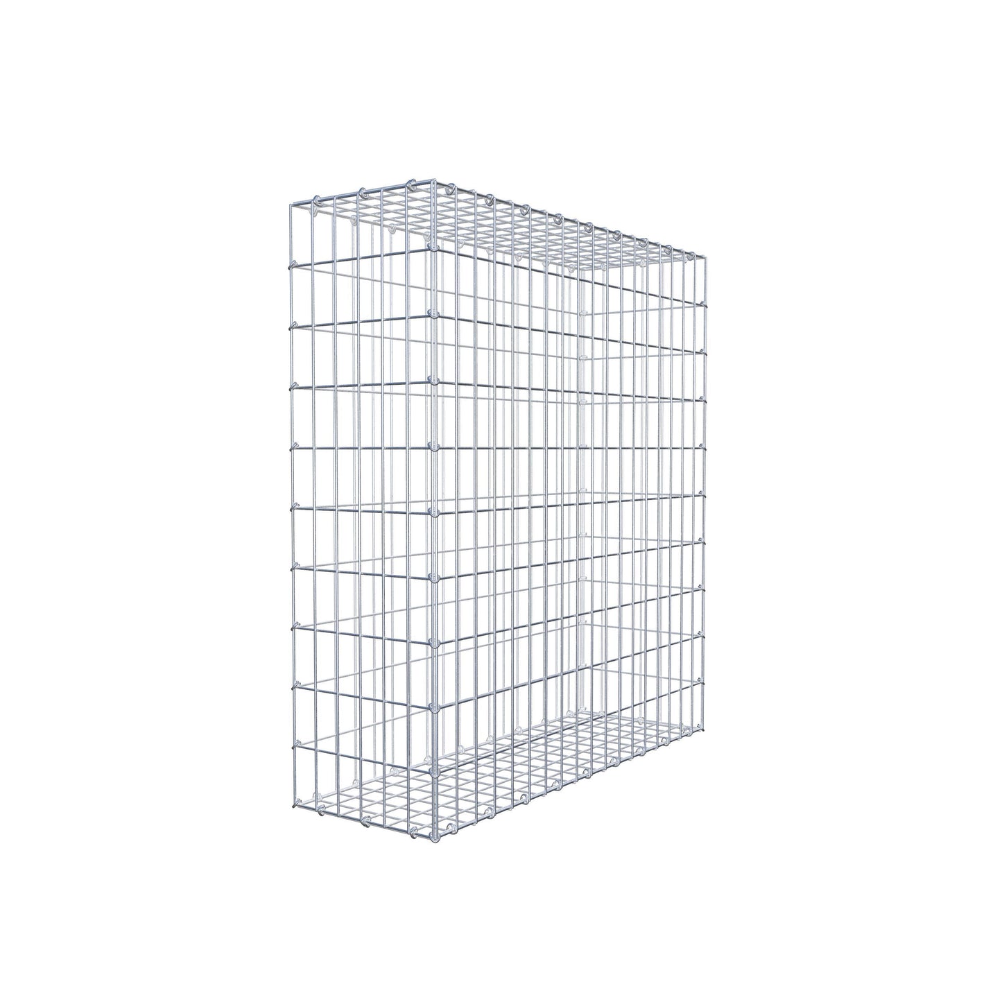 Gabion 100 cm x 90 cm x 30 cm (L x H x P), mailles 5 cm x 10 cm, anneau en C
